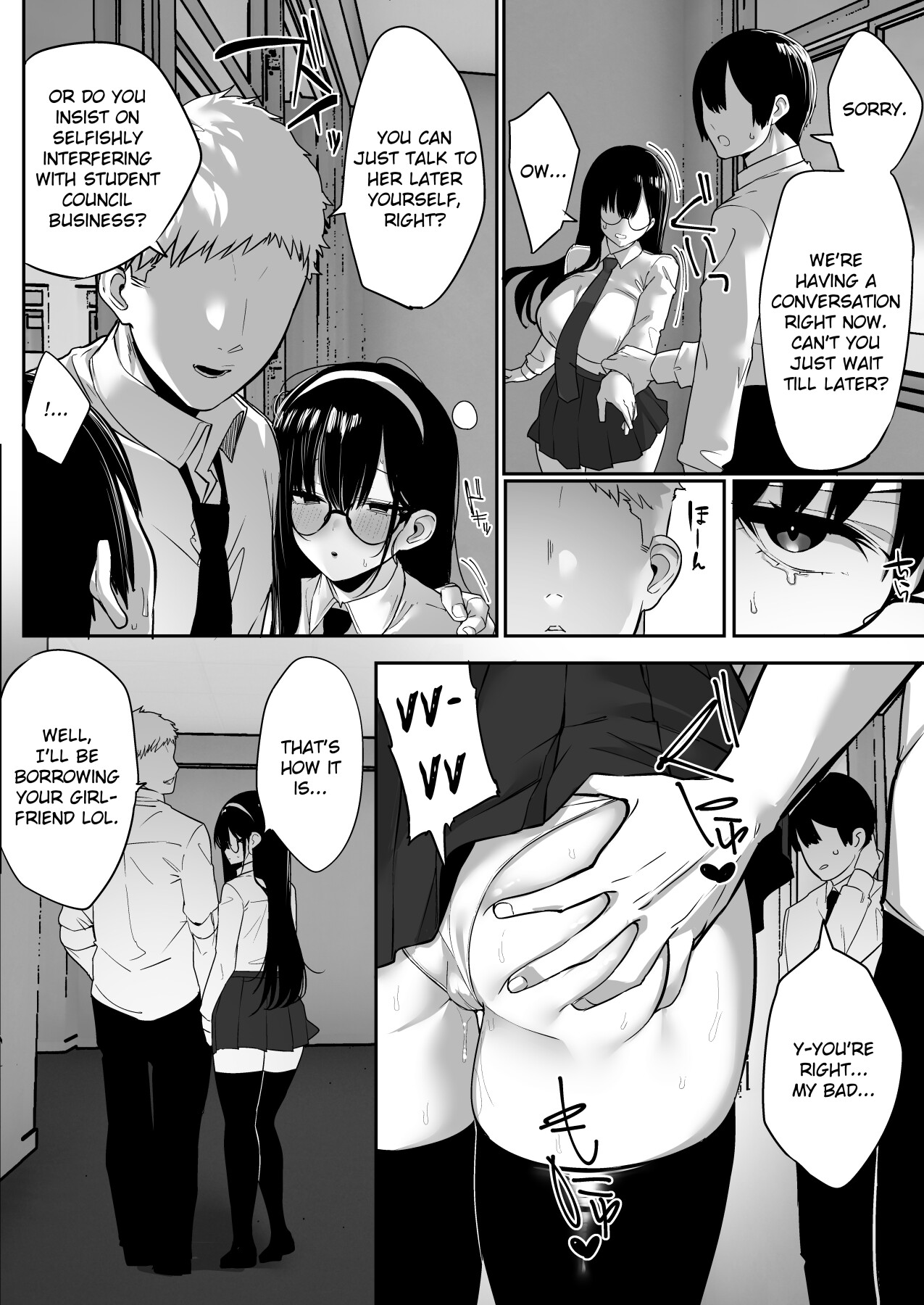 Hentai Manga Comic-Weak-willed Girlfriend Swept Away and NTR'ed.-Read-54